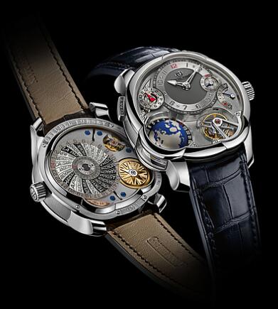 Greubel Forsey GMT White gold Replica Watch